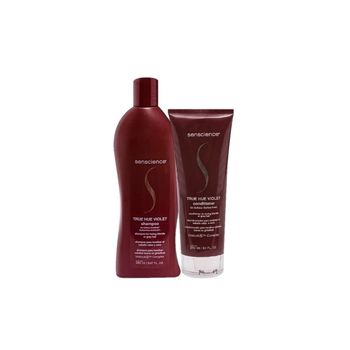 Kit Senscience True Hue Violet Duo Moisture Lock (3 Produtos)