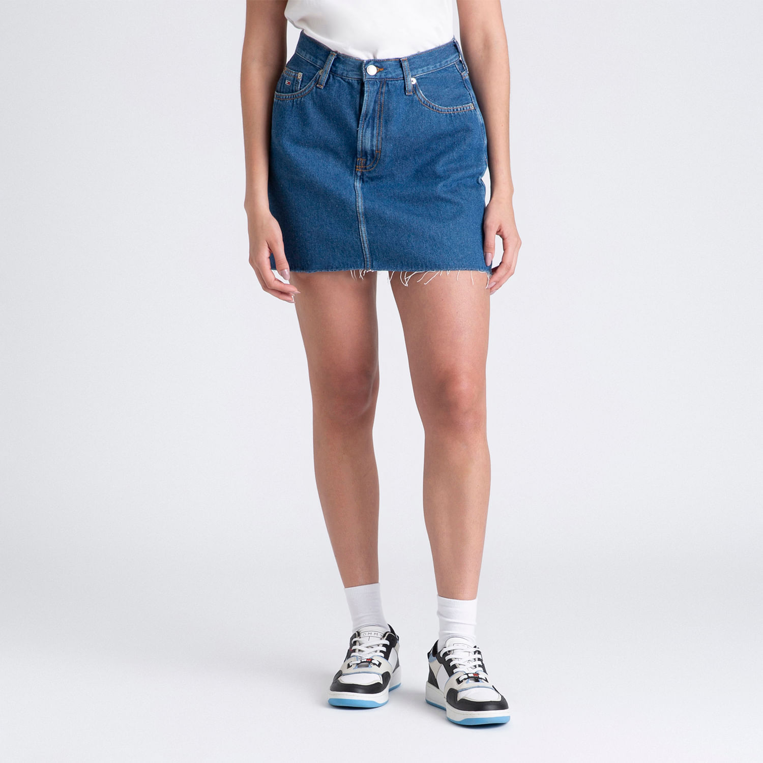 Saia Jeans Mom Tommy Jeans