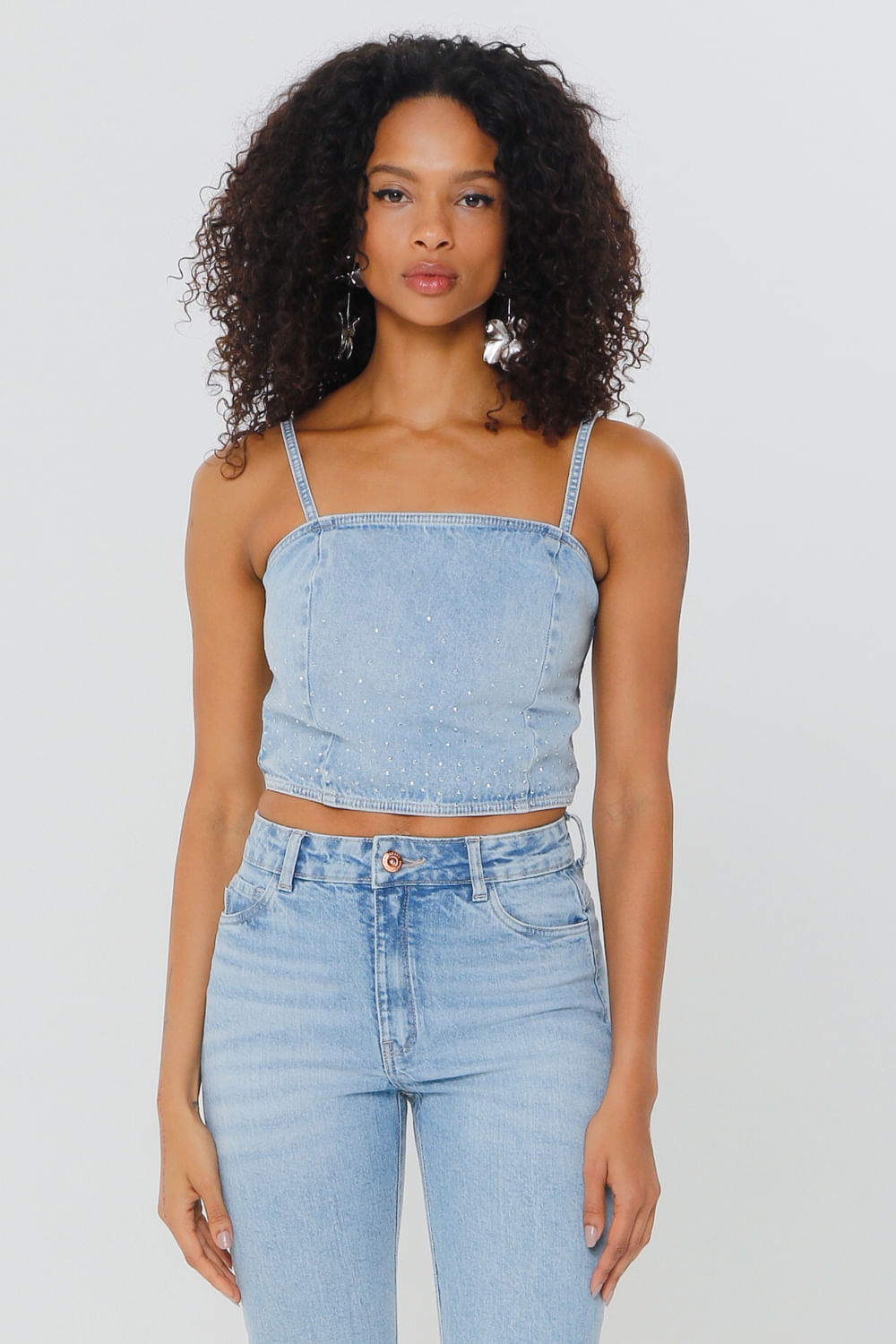Cropped Jeans Shine