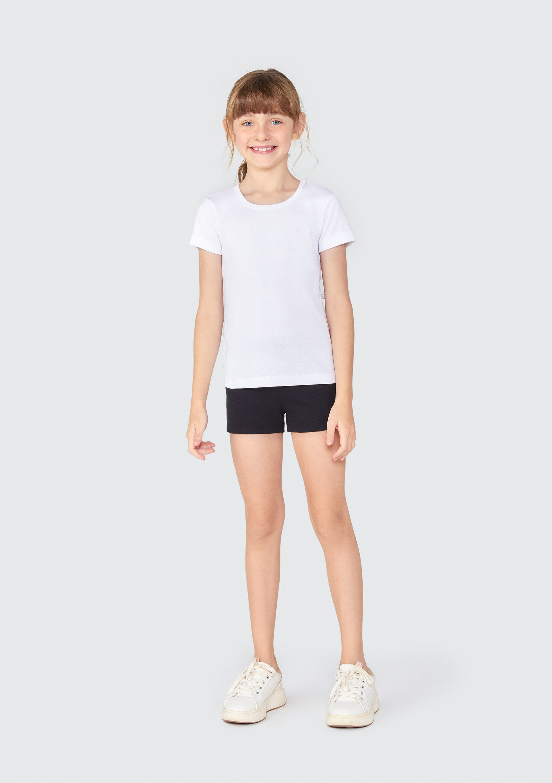 Shorts Curto Básico Infantil Menina