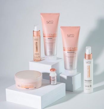 Kit K.Pro Profissional Regenér Shampoo Máscara Oil e Ampola (4 produtos)