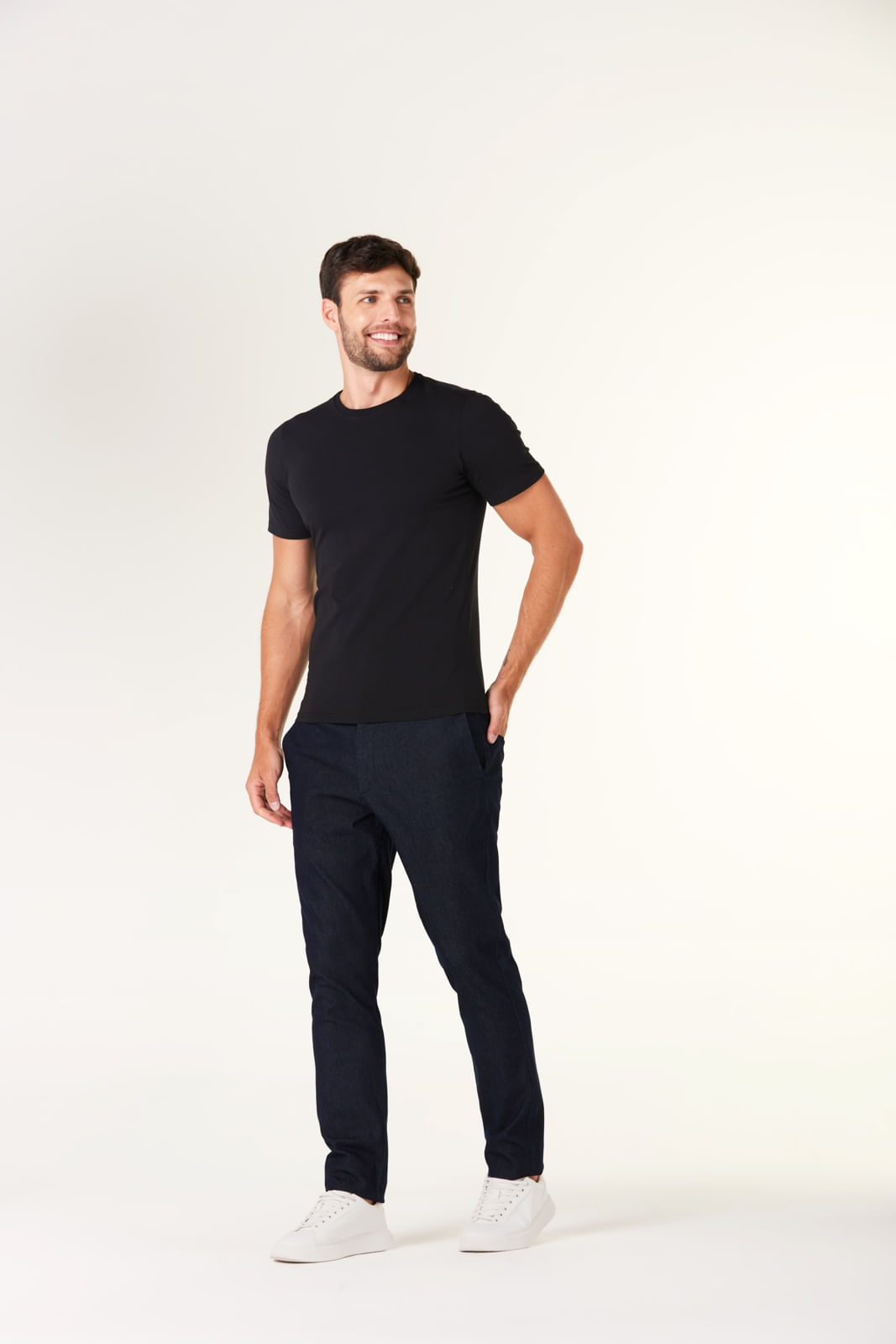 CALÇA JEANS TRAYMON CHINO SLIM