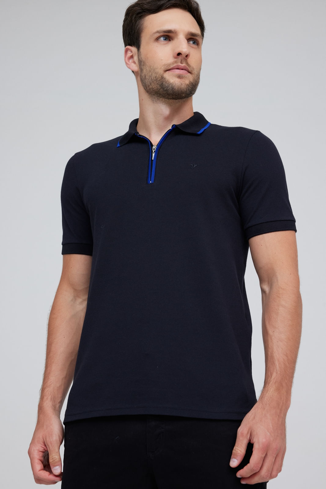 POLO PIQUET TRAYMON SLIM ZÍPER