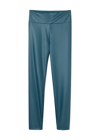 Legging Efeito Couro - Azul PP / Azul