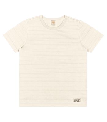 Camiseta Infantil Masculina  Meia Malha Trick Nick Bege 2 / Bege