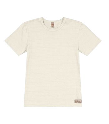 Camiseta Infantil Masculina  Meia Malha Trick Nick Bege 2 / Bege