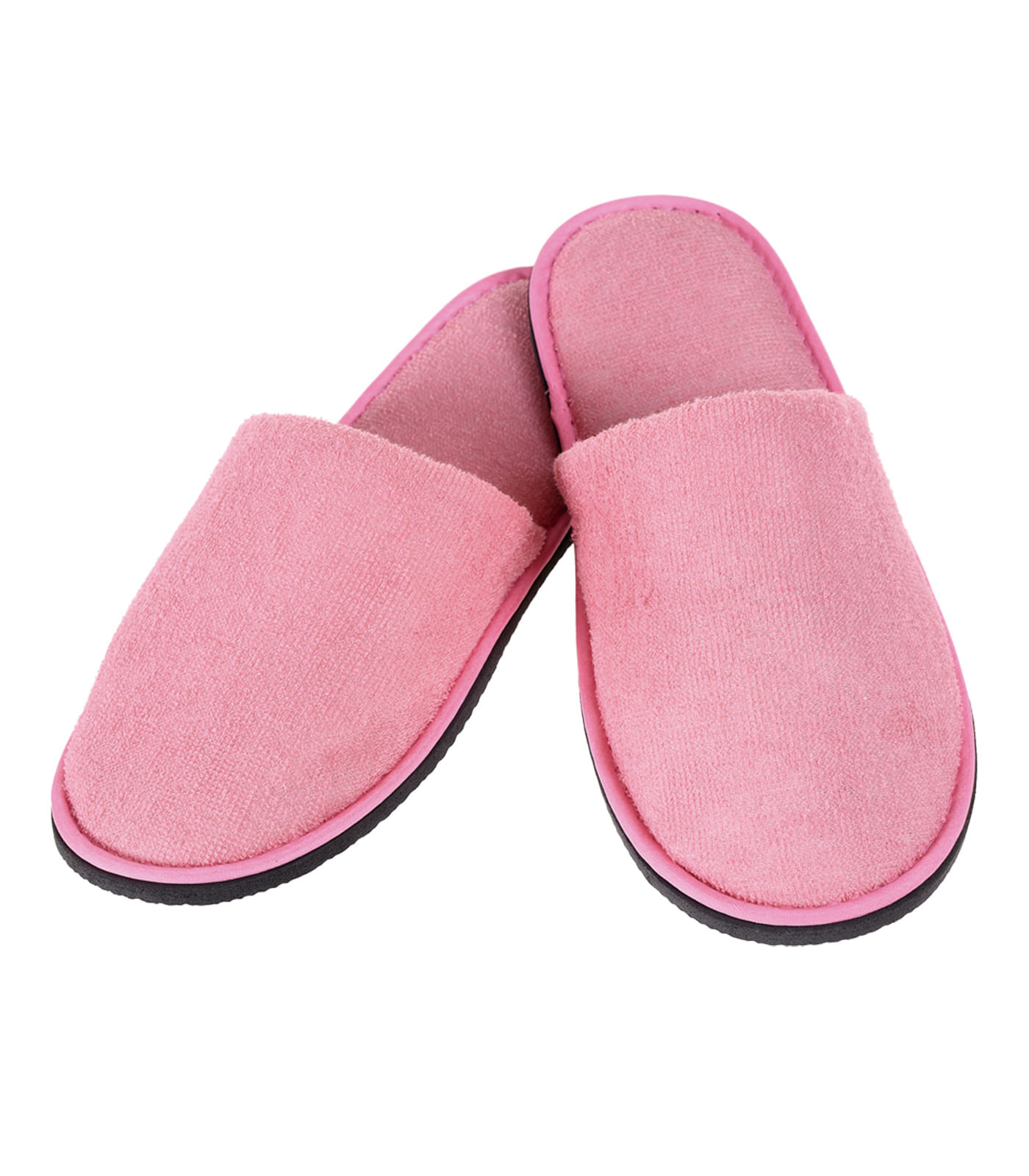 Pantufa Feminina Em Plush Bene Casa Rosa