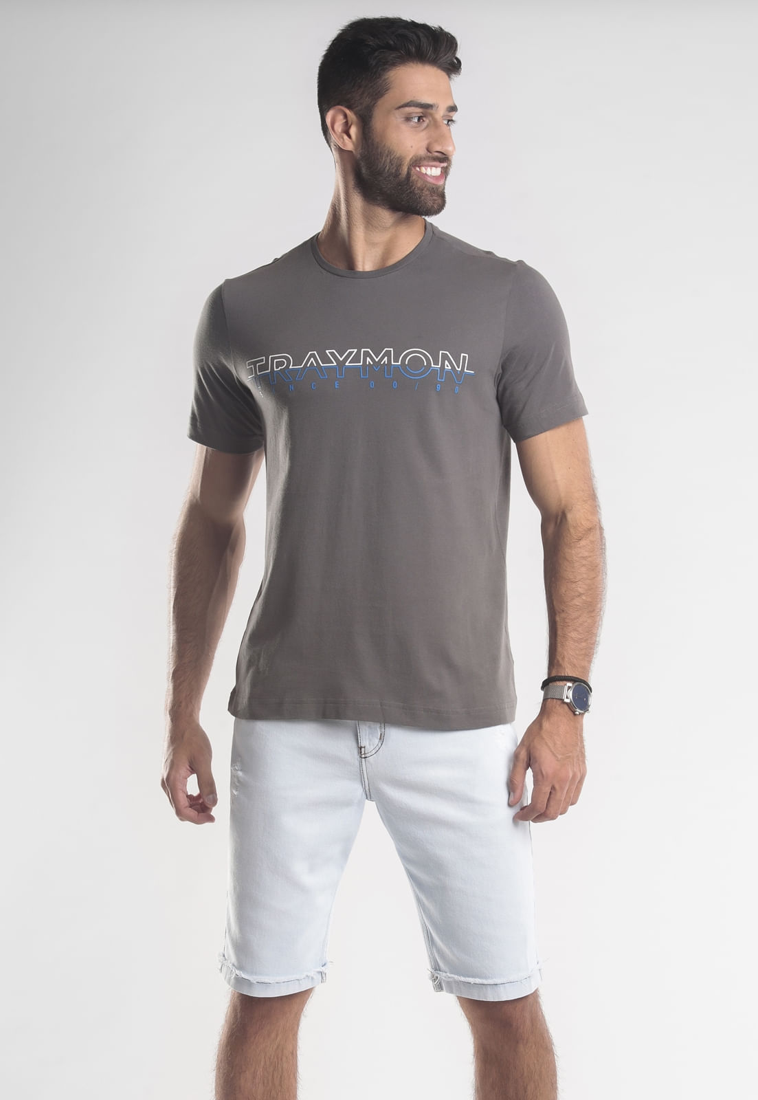 BERMUDA JEANS TRAYMON SLIM 5 BOLSOS