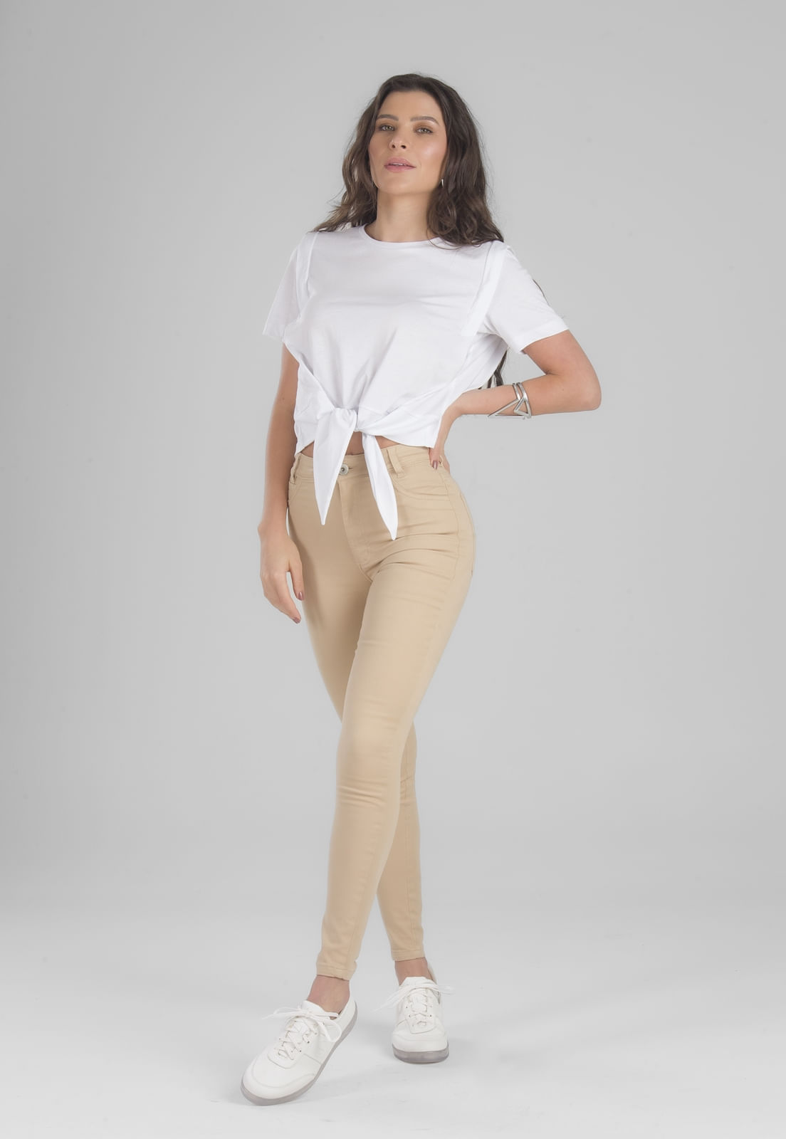 CALÇA SARJA TRAYMON SKINNY 5 BOLSOS T400