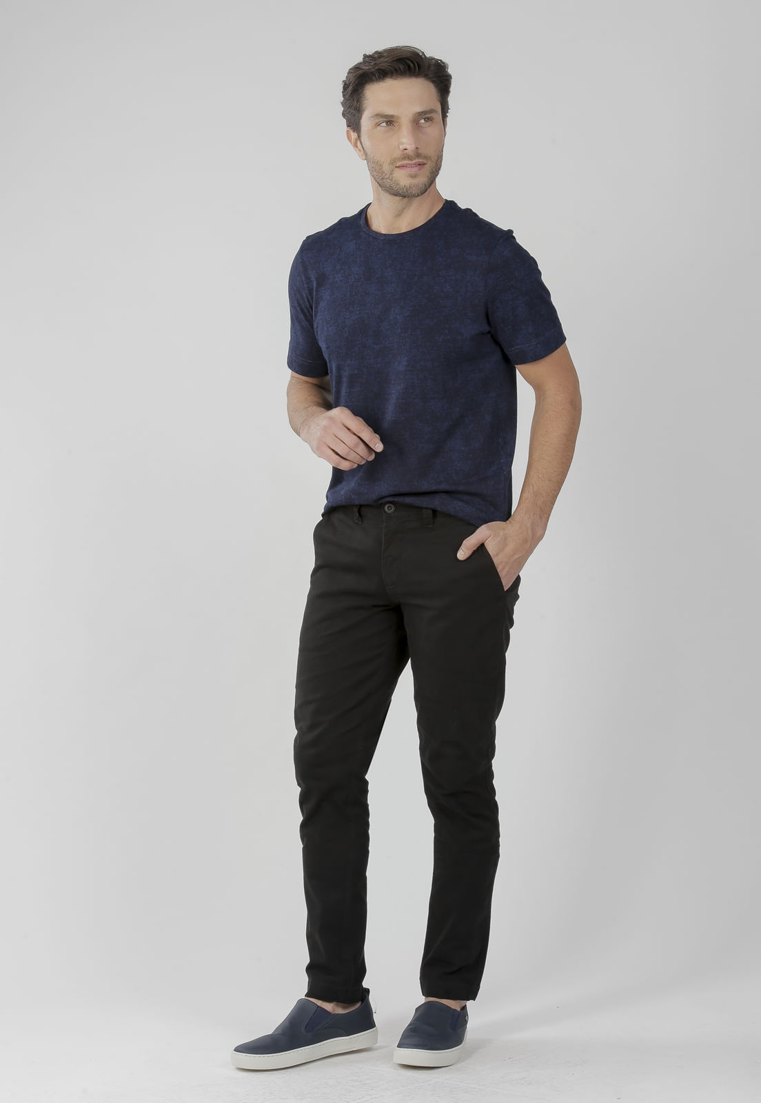 CALÇA SARJA TRAYMON CHINO SLIM AMACIADA