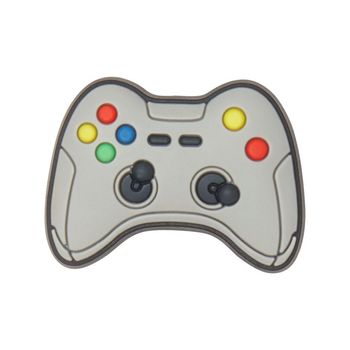 Jibbitz charm controle de video game cinza unico U / Unico