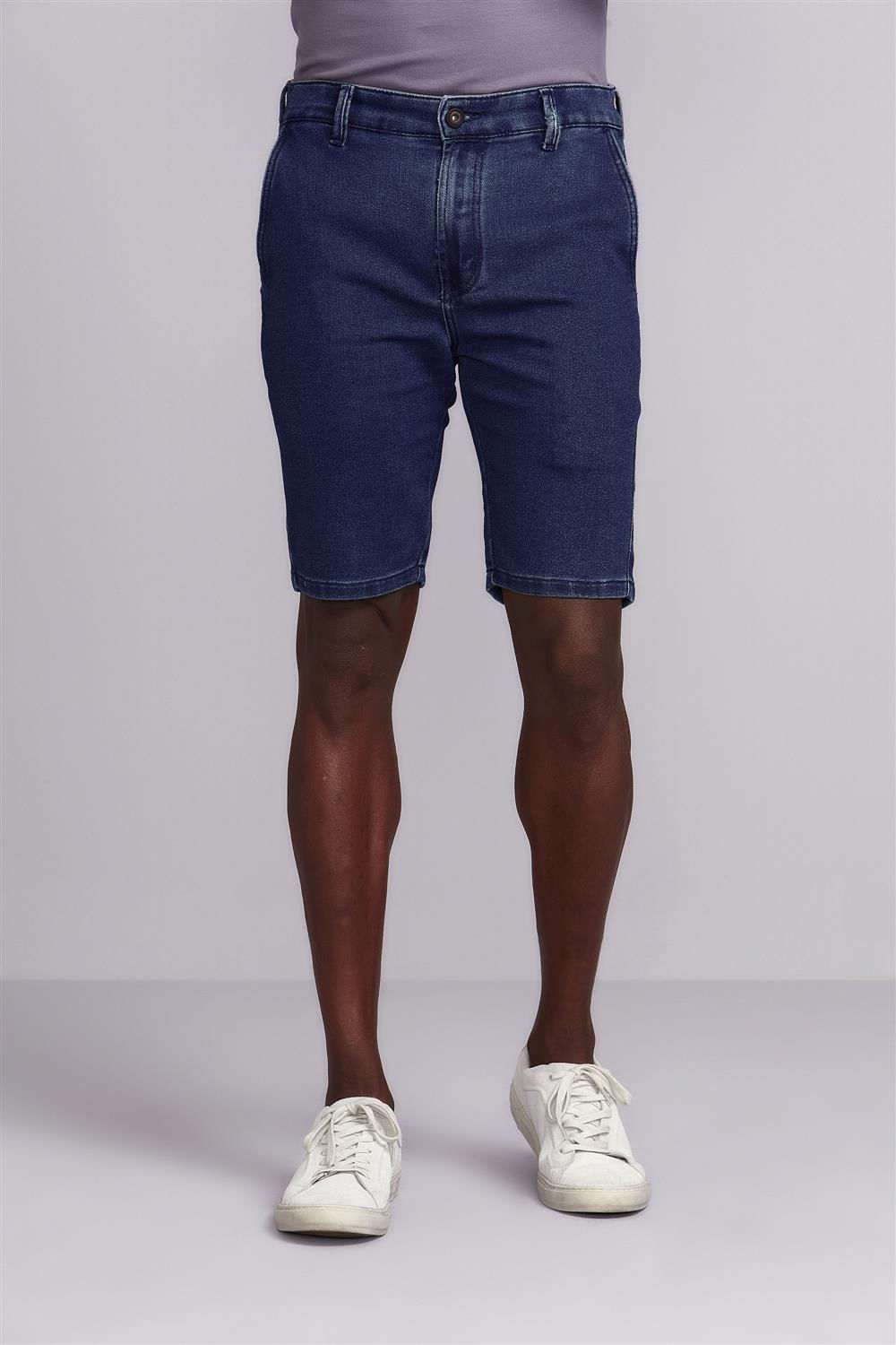 Bermuda Comfort Jeans - Lavagem Escura