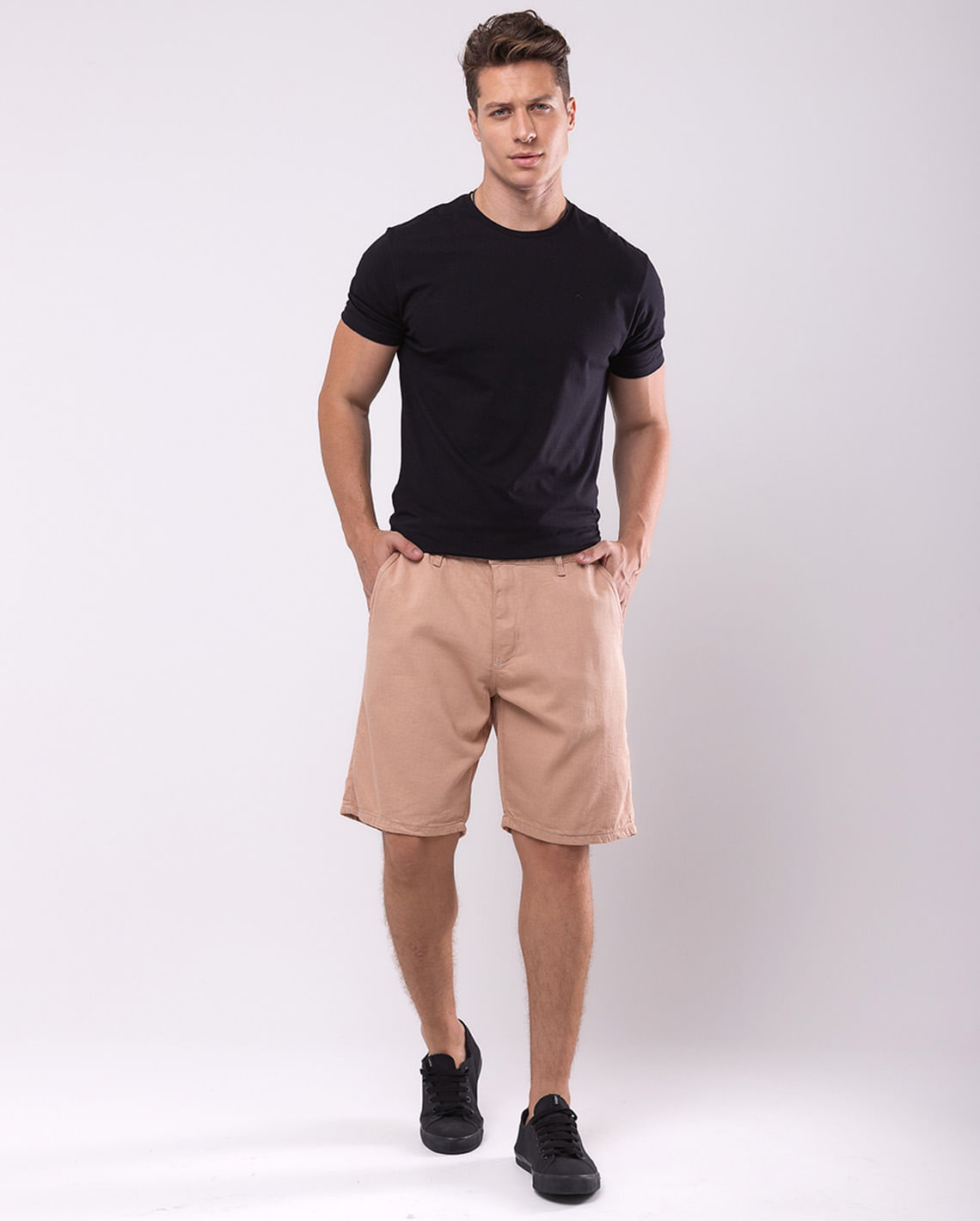 BERMUDA SARJA MASCULINA CHINO BÁSICA 24184