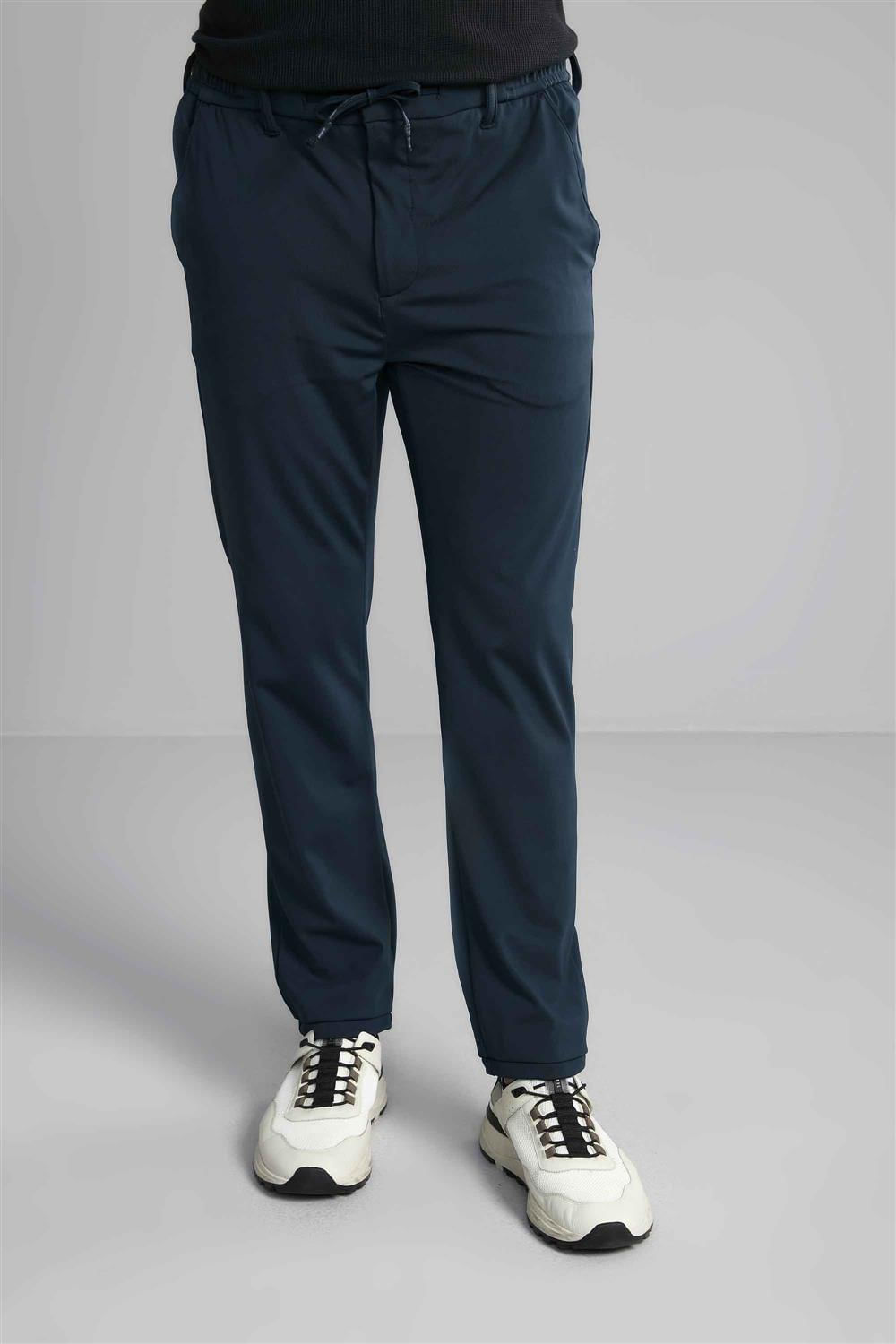 Calça Moletom Tecnocomfy com Bolso Slim Fit - Azul Marinho