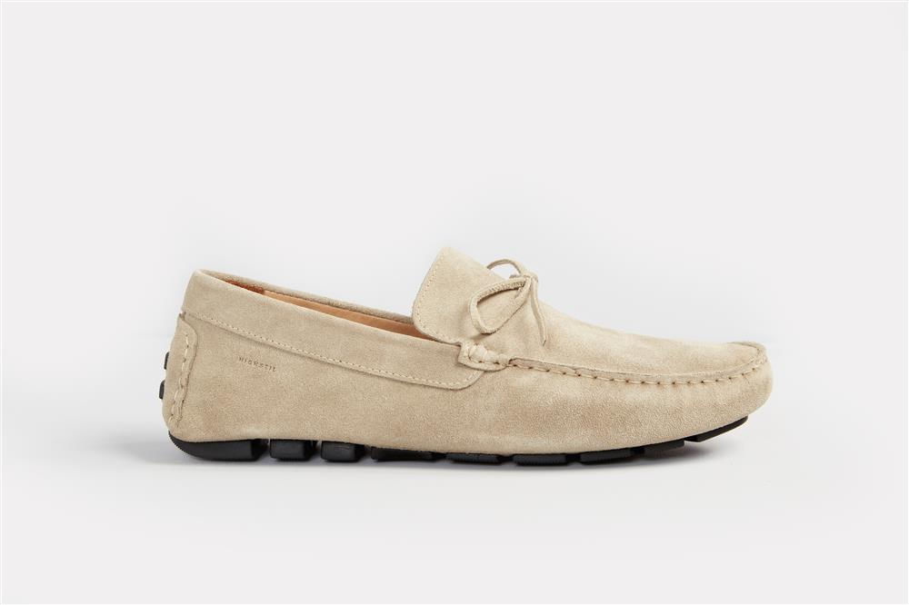 Sapato Casual Camurça - Bege Areia