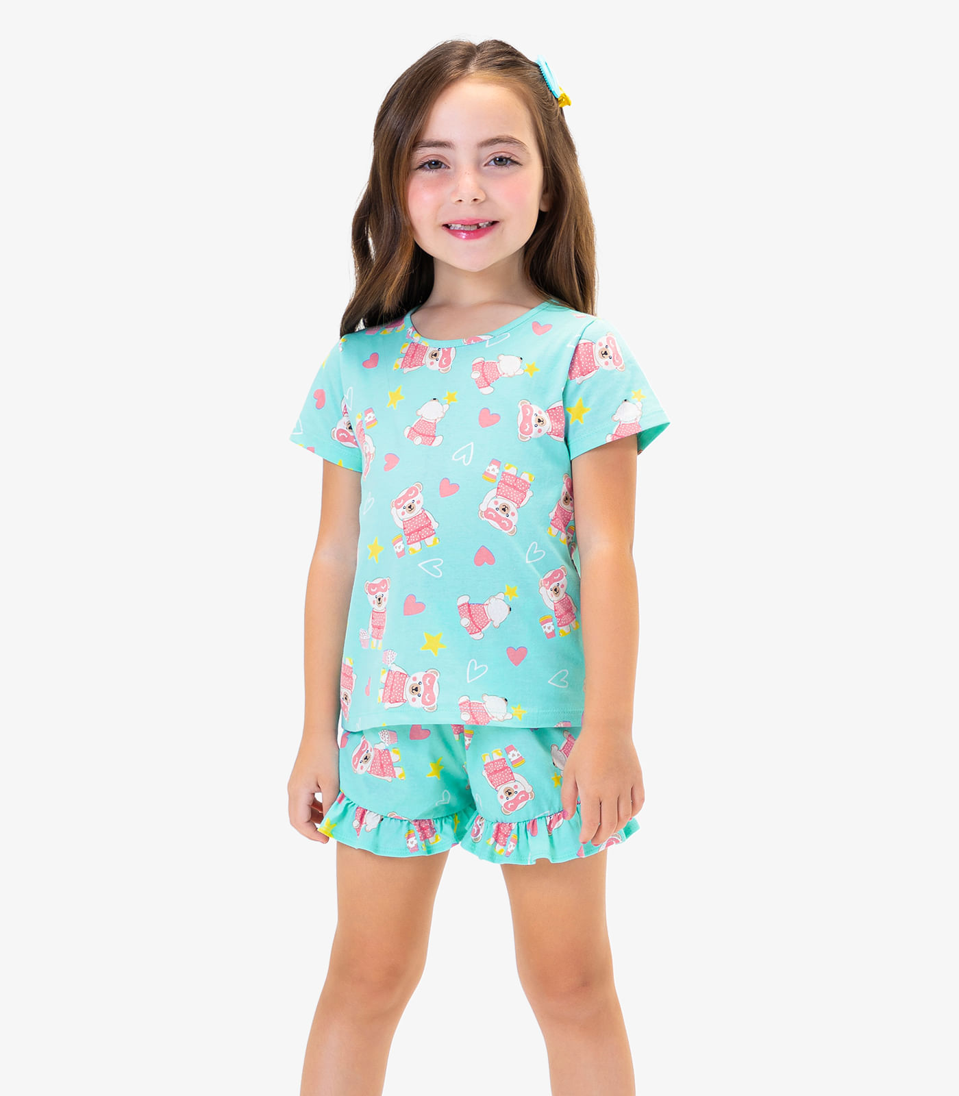 Pijama Infantil Feminino Rovi Kids Azul