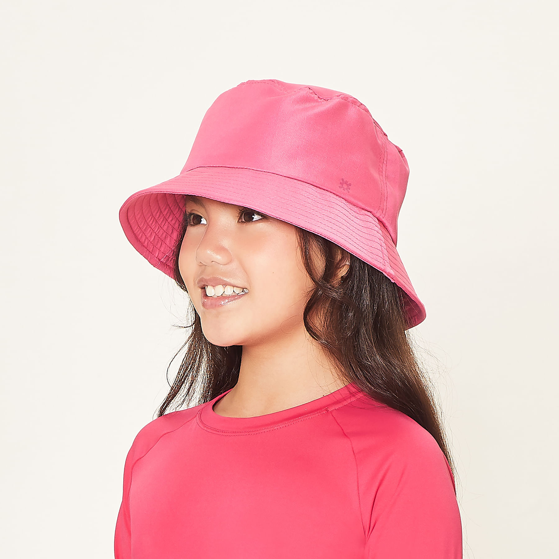Basic Kids Chapéu Infantil com Proteção Solar UV.LINE Pink Tam. U