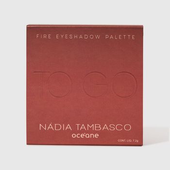 Paleta de Sombras Nádia Tambasco By Océane - To Go Fire 7,2g