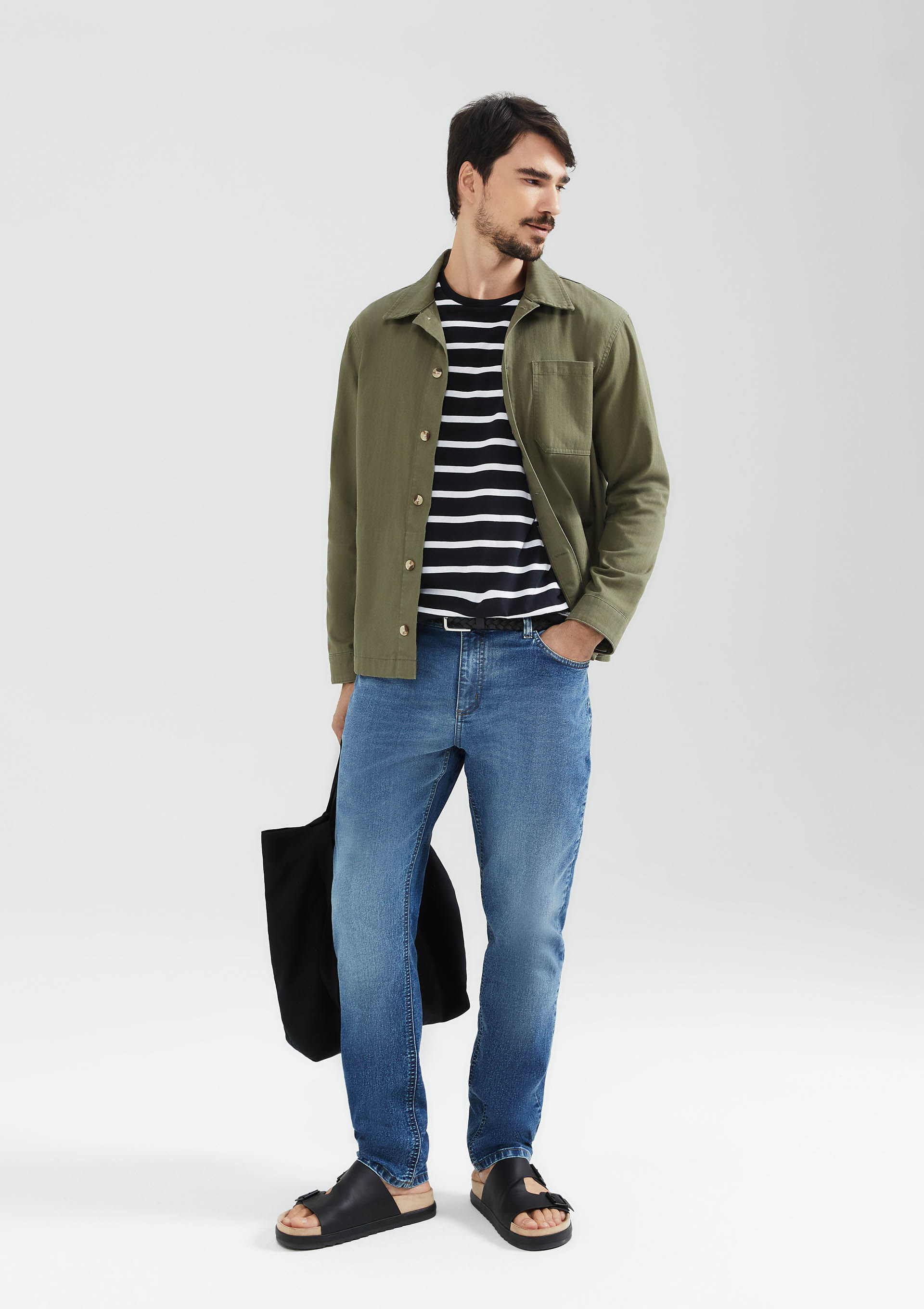 Calça Jeans Masculina Slim