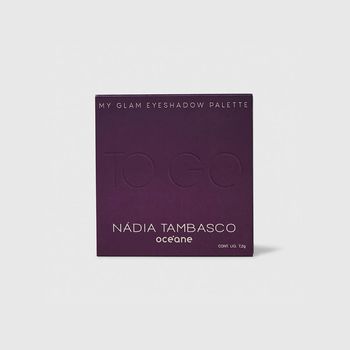 Paleta de Sombras Nádia Tambasco By Océane - To Go My Glam 7,2g