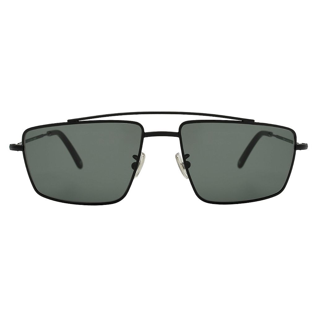 Illesteva Jane Matte Black / Olive Lenses