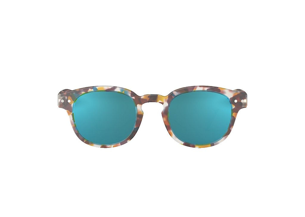 Izipizi #c Sun Junior Blue Tortoise / Grey Lenses Blue Mirror