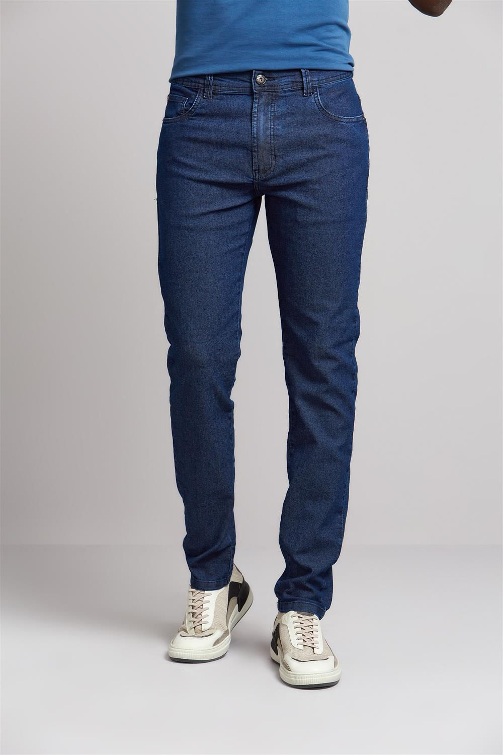 Calça Jeans Slim Fit - Lavagem Escura