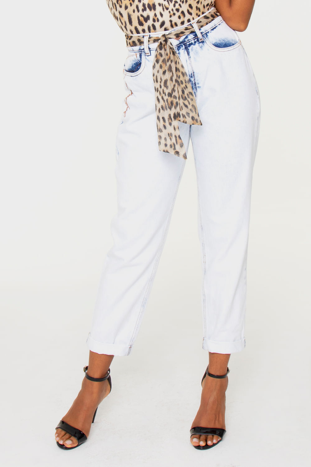 Mom 27 Denim Onça