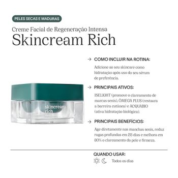 Care Natural Beauty Rich Cream - Creme Hidratante Facial 30ml