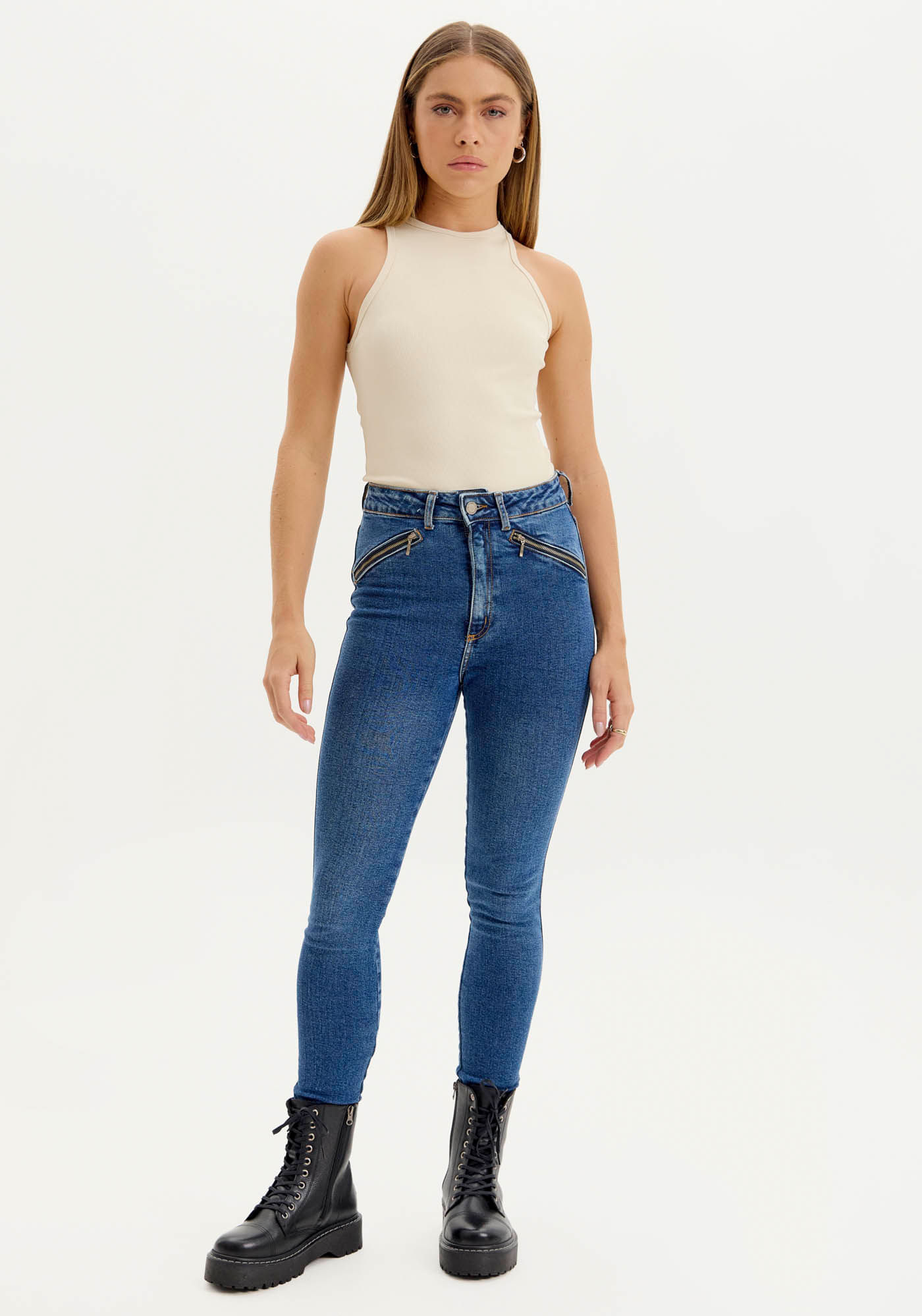 Calça Jegging Jeans