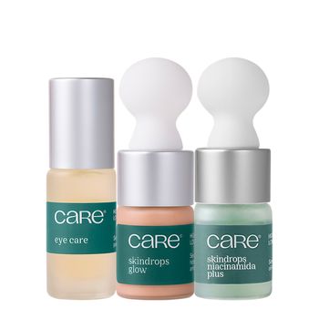 Care Natural Beauty Skindrops Glow Niacinamida e Eye Sérum Mini (3 produtos)