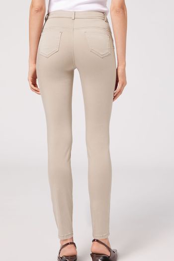 Calça Jeans Push-Up Leve Eco - Off-White PP / Off-White