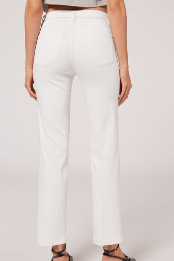 Calça Jeans Comfort Eco - Off-White P / Off-White