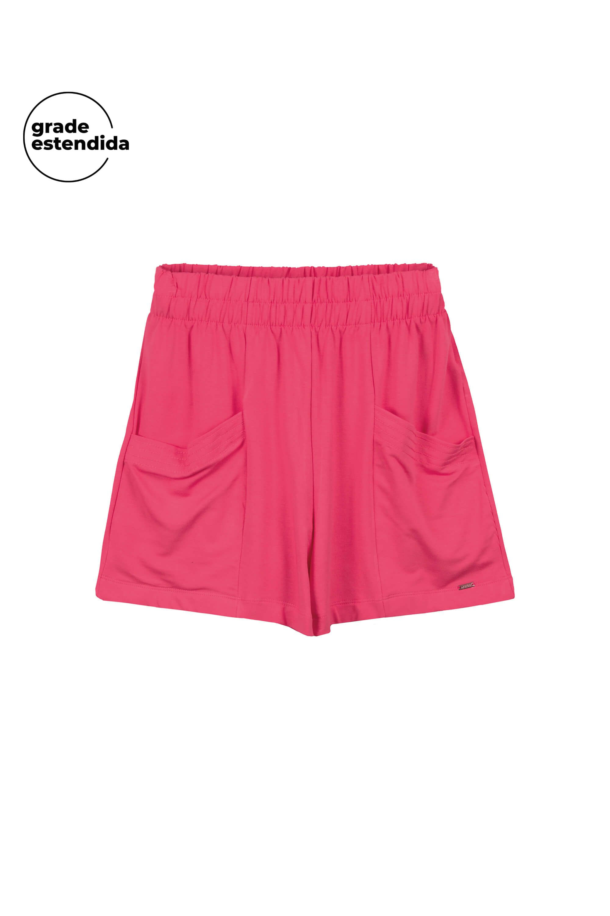 Shorts Feminino Despojado Marialícia Rosa