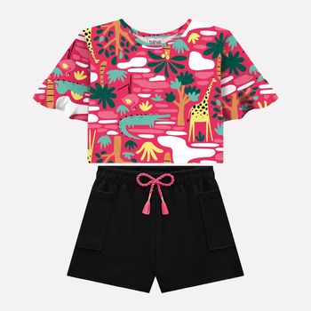 Conjunto Infantil Menina Nanai 1 / Rosa