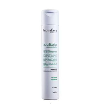Shampoo Acquaflora Equilíbrio Oleosidade - Raiz Oleosa e Pontas Secas 300ml