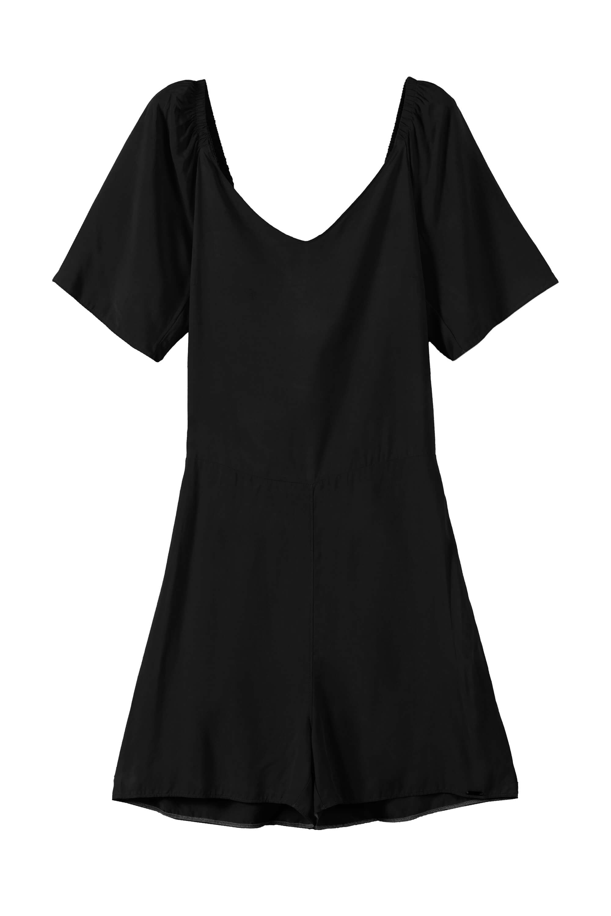 Macacão Feminino Curto Marialícia Preto