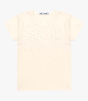 Blusa Infantil Em Ribana Trick Nick Bege 6 / Bege