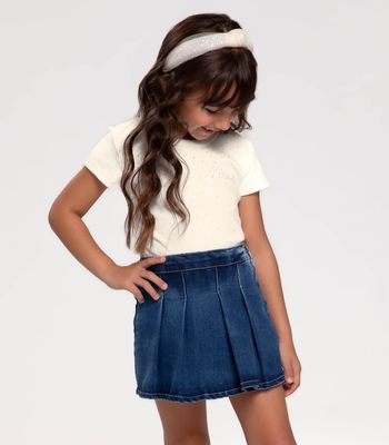 Blusa Infantil Em Ribana Trick Nick Bege 6 / Bege