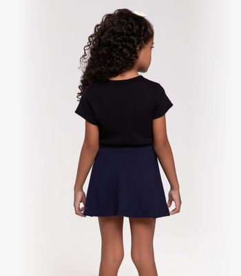 Saia Infantil Feminina Trick Nick Azul 12 / Azul