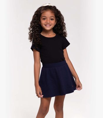 Saia Infantil Feminina Trick Nick Azul 12 / Azul