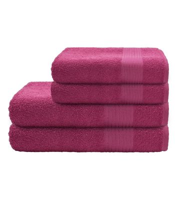 Toalha de Rosto Omega Camesa Rosa UN / Rosa