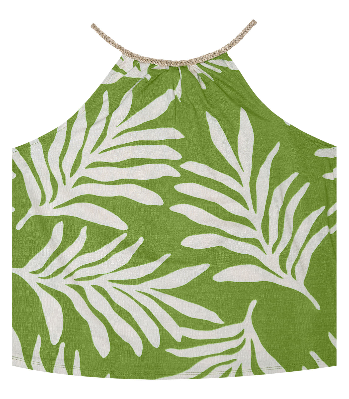 Blusa Feminina De Alça Floral Rovitex Verde