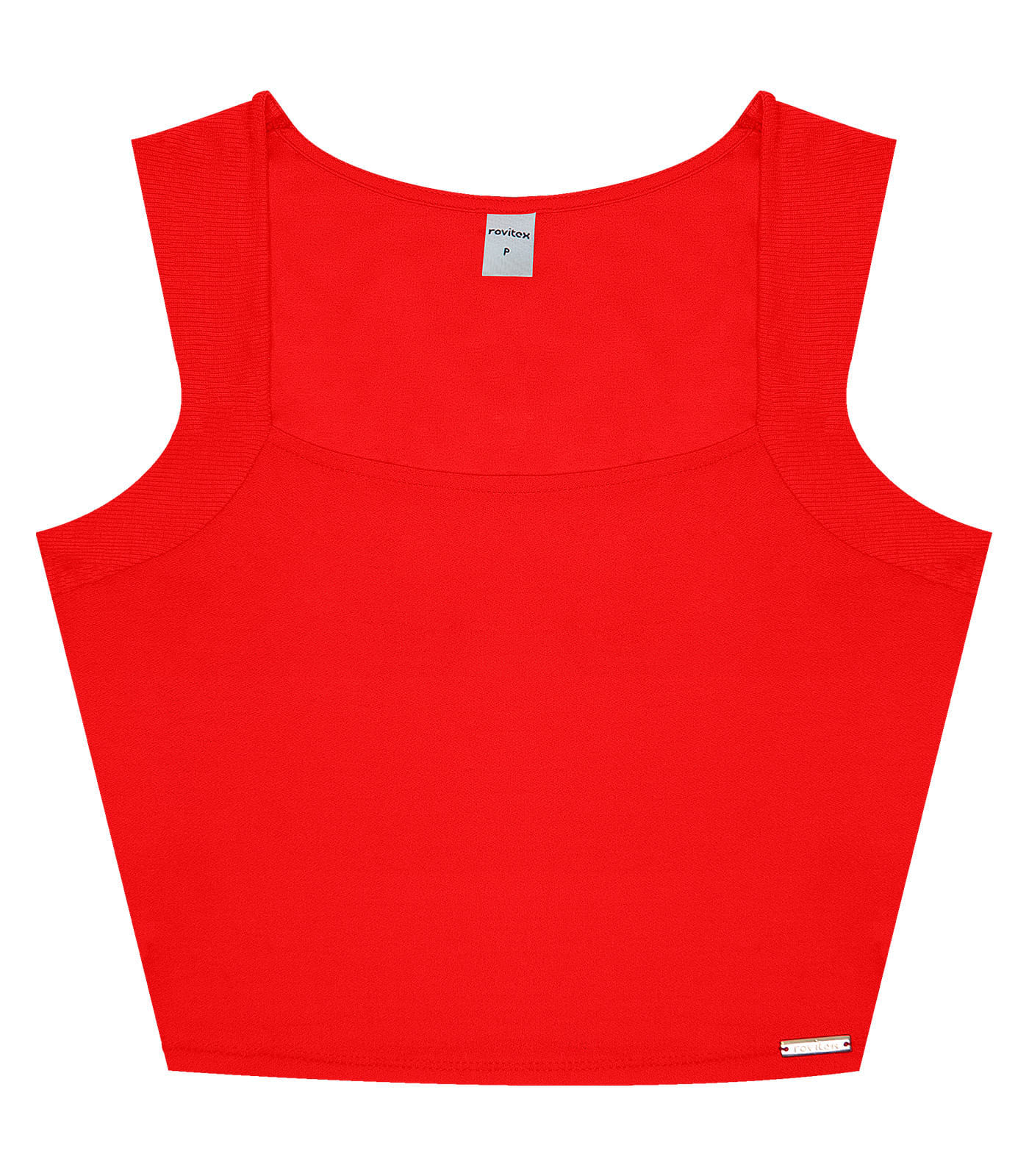 Cropped Feminino Rovitex Laranja