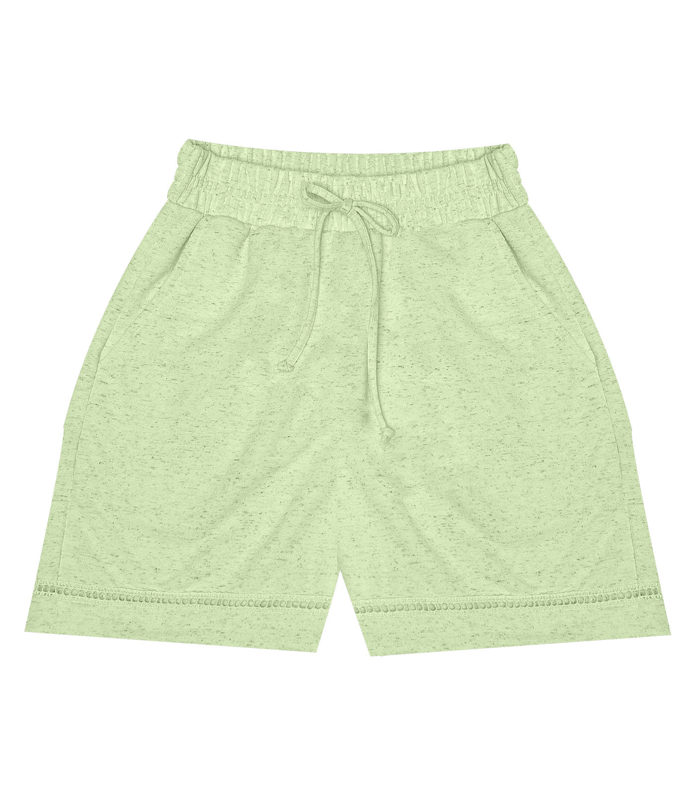 Shorts Feminino Em Moletinho Rovitex Verde