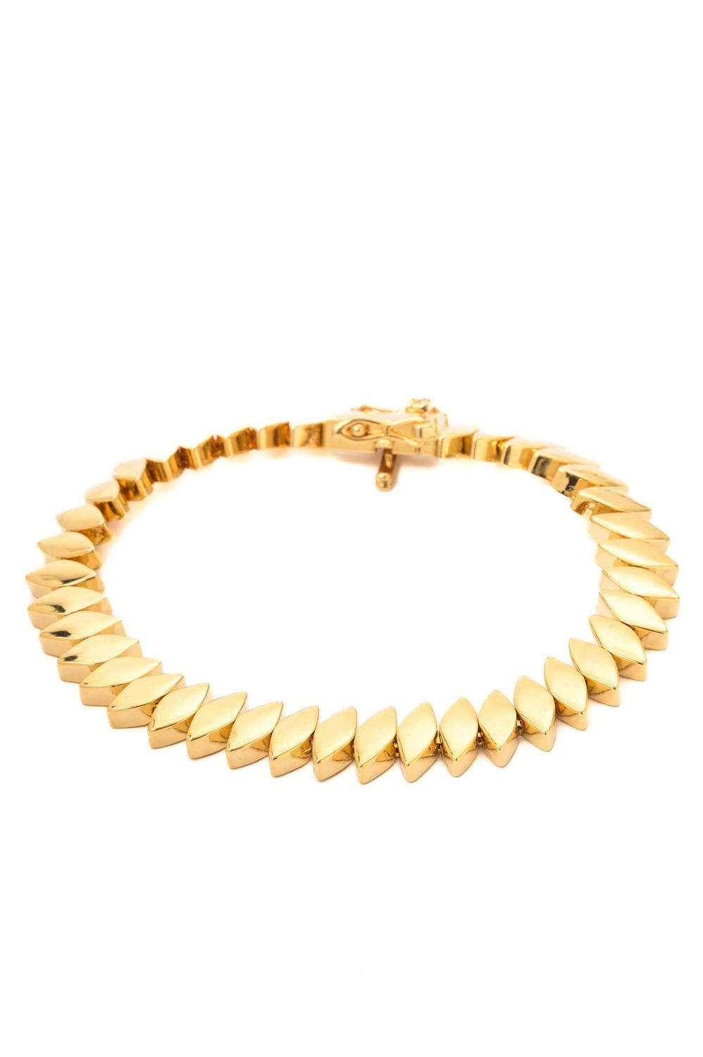Pulseira Espetinho com Banho em Ouro 18k