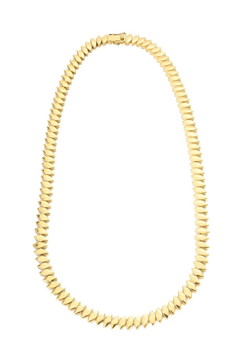Colar Espetinho com Banho em Ouro 18k