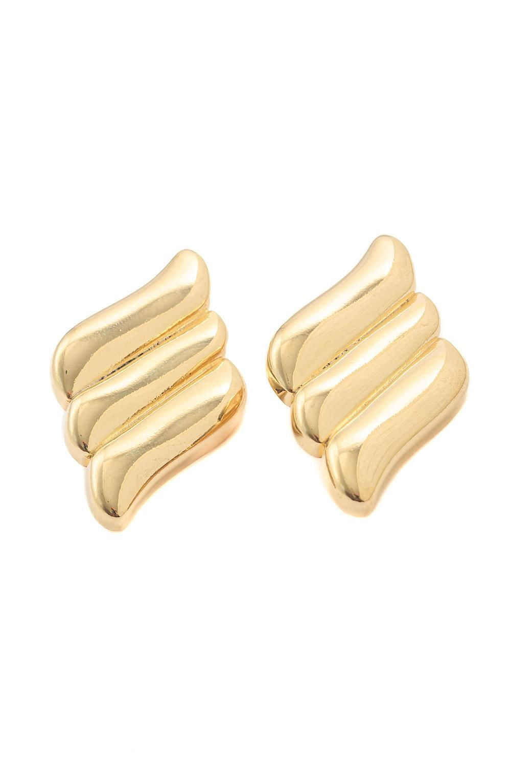 Brinco Gomas com Banho em Ouro 18k