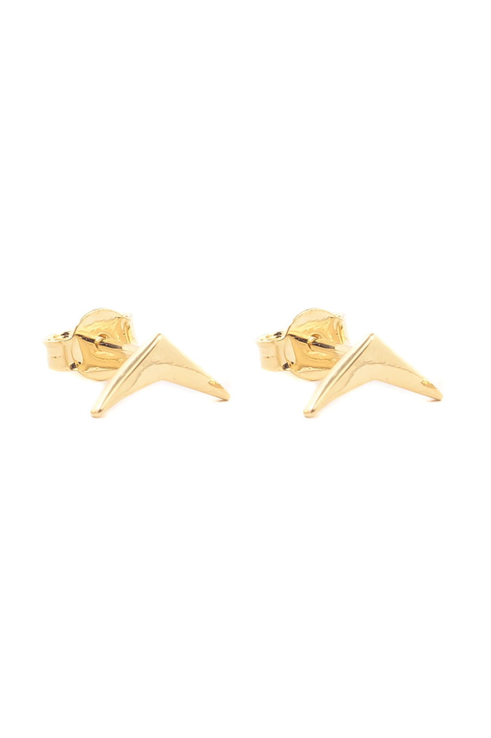 Brinco M Fluir Liso com Banho em Ouro 18k