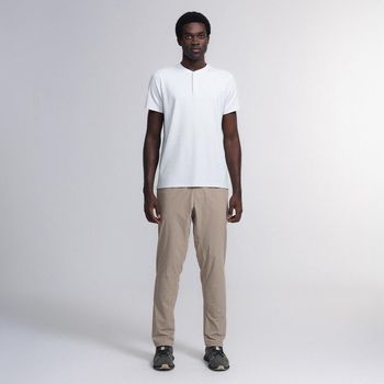Camiseta Henley Core Masculino XGG / Branco